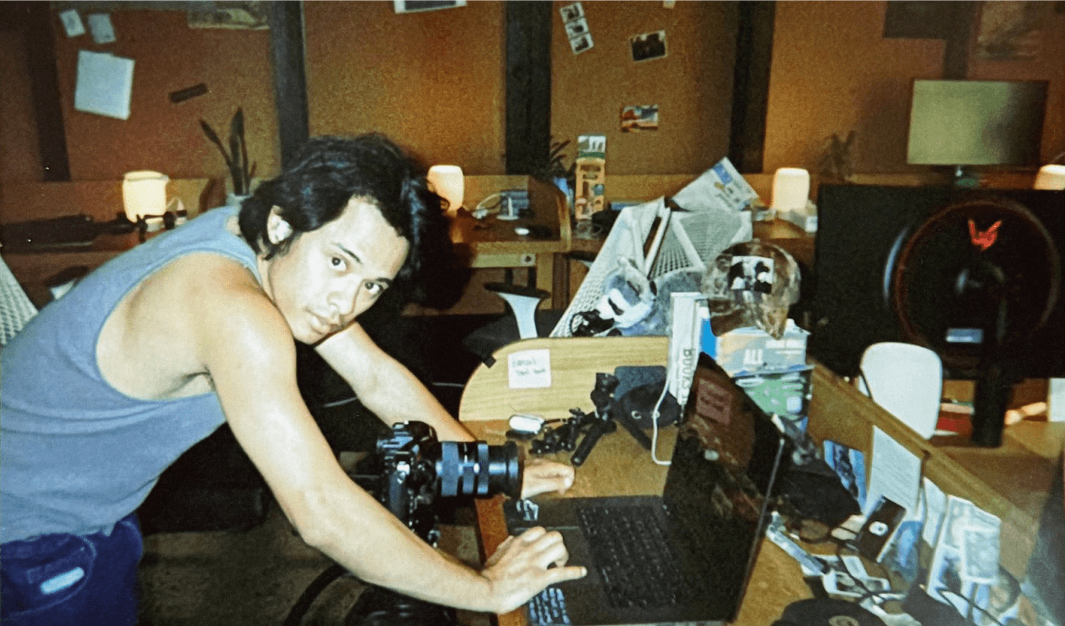 Editor at work